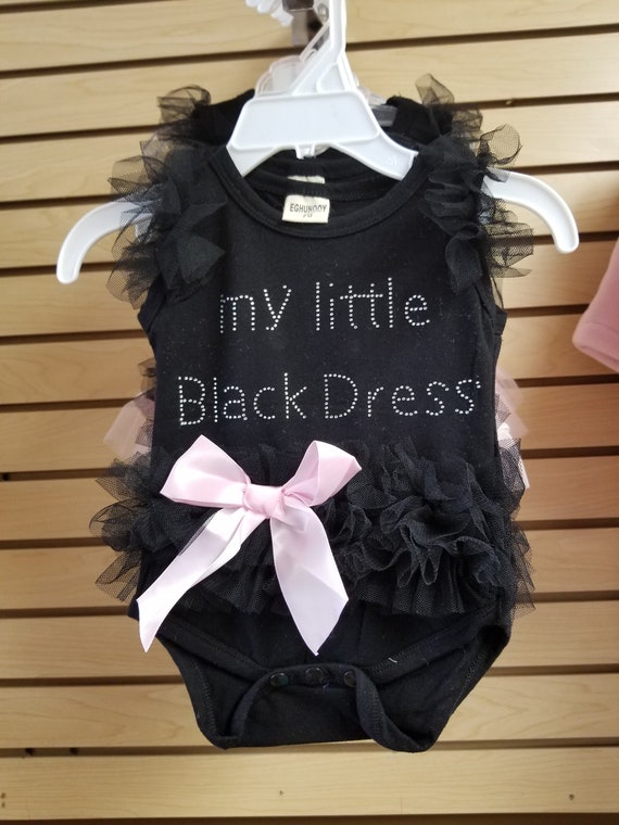 my little black dress onesie