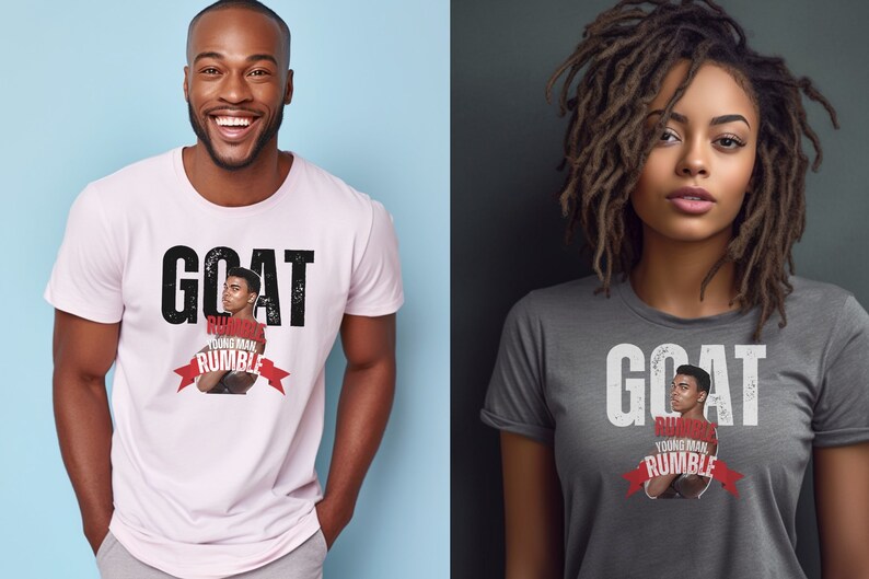 Vintage Muhammad Ali Quote Png Vector Rumble Young Man PNG, GOAT Boxing