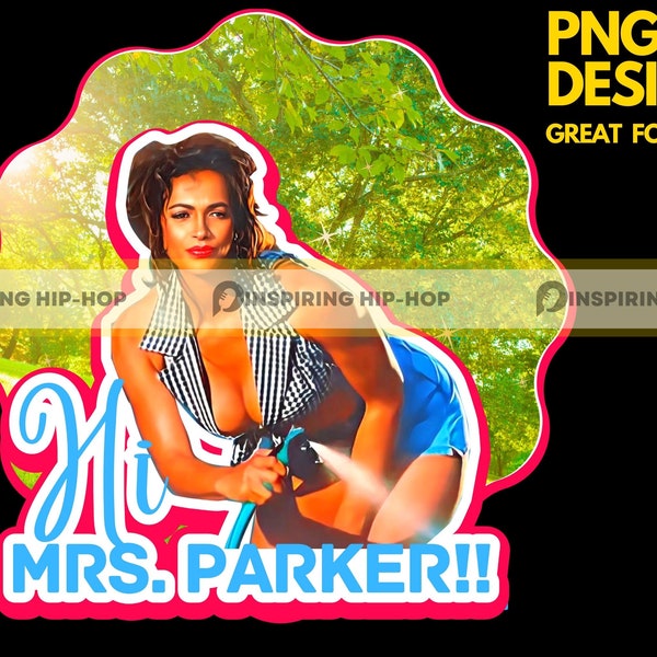 Classic Friday Movie "Hi Mrs Parker"  Hood Classic PNG Design, Ice Cube | PNG Clipart Vector, urban design shirt