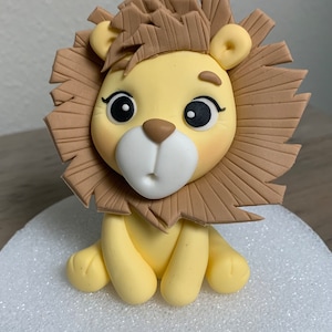 Wild one birthday party, Safari animals fondant cake topper, jungle animals figurine, baby shower cake topper decoration for boy or girl image 3