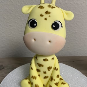Wild one birthday party, Safari animals fondant cake topper, jungle animals figurine, baby shower cake topper decoration for boy or girl image 6