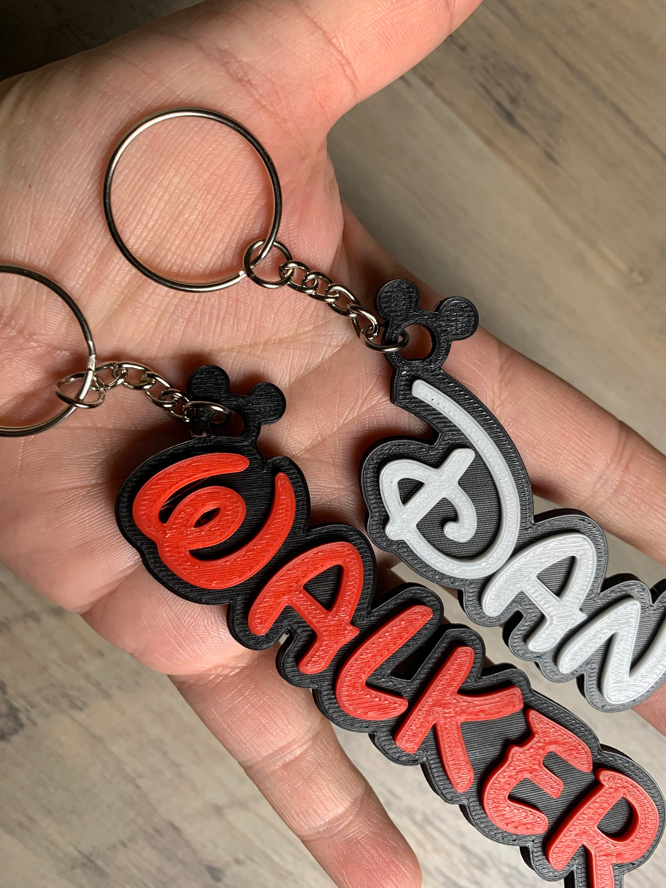 Disney Style Name Keychain Disney Letters Personalized Name Etsy