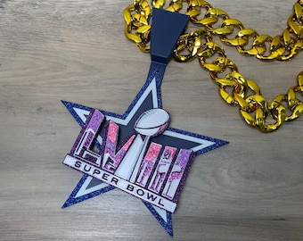 Custom Turnover * Superbowl * Custom Swag Bling * Chain logo * Custom Medallion * Custom Team Medallion * Full Color Swag * Basketball