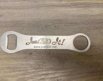 Stainless Steel Metal Bottle Opener, Engraved, Custom, Best Man, Personalized, Groomsmen Proposal, Gift For Him, Gift for Her, Birthday Gift