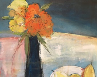Flowers & Pears by Kelly Sifferman
