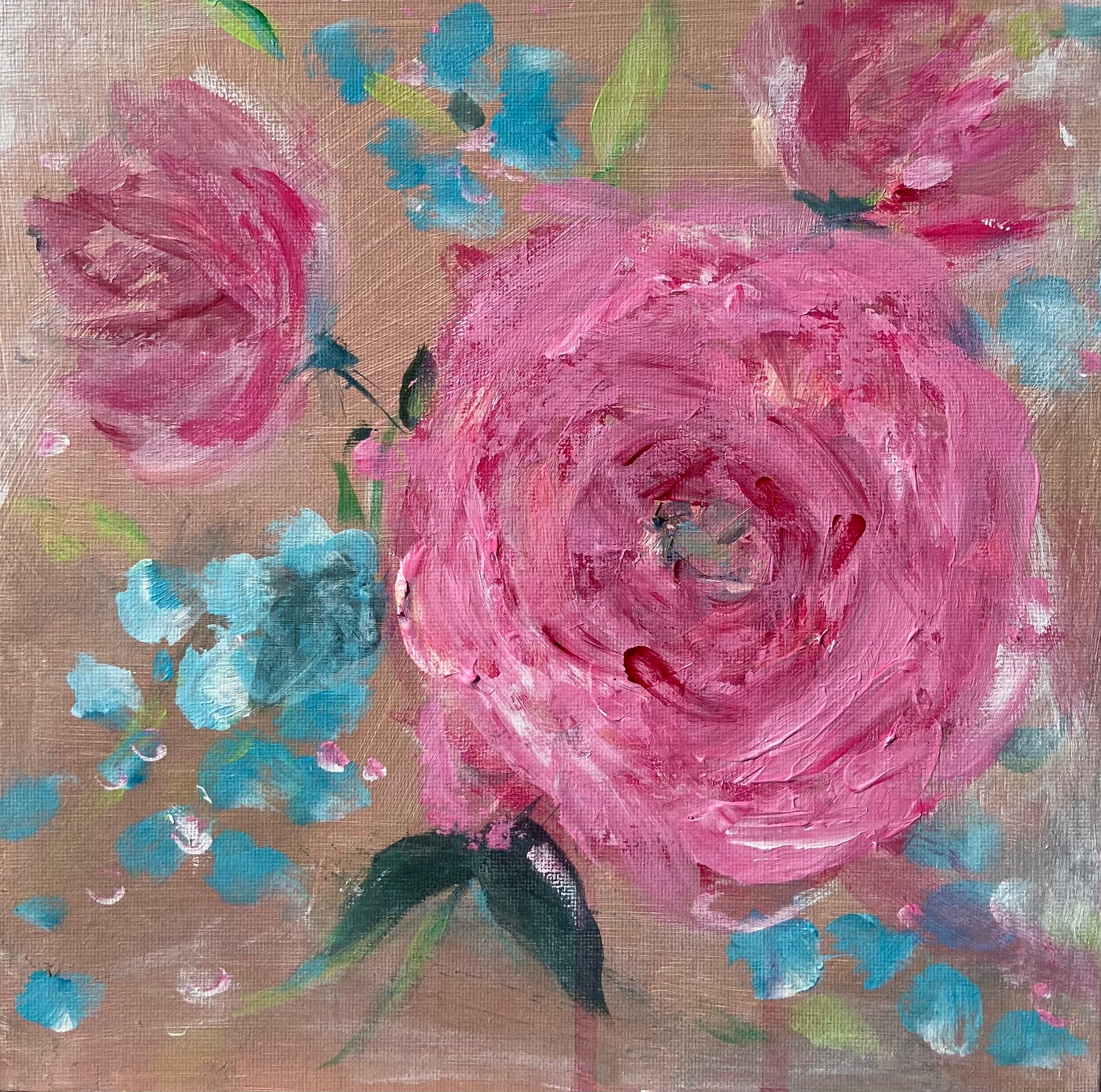 Pink Roses by Kelly Sifferman