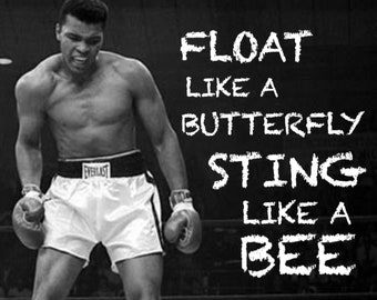 Float like a butterfly sting like a boob Float like a butterfly sting like a boob