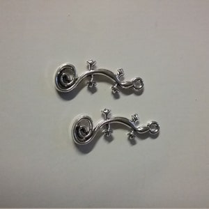 Orecchini Gecko con fili nickel free
