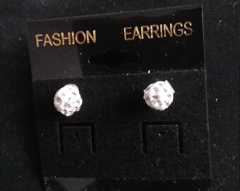 Mirrorball stud earrings