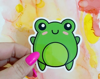 Sticker | Cutie Frog | 3" Vinyl Sticker
