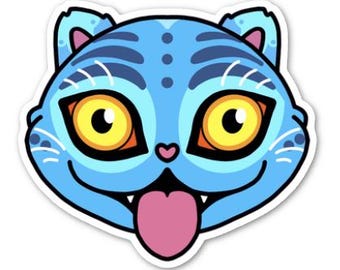 Sticker | Derpy Tiger | 3" Vinyl Sticker