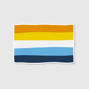 Sticker | Aroace Pride Flag | 4&quot; Vinyl Sticker