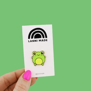 Pin | Cutie Frog | 1” Enamel Pin