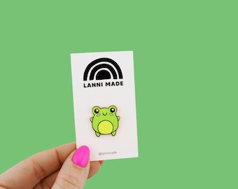 Pin | Cutie Frog | 1” Enamel Pin