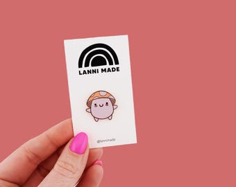 Pin | Cutie Mushroom | 1” Enamel Pin