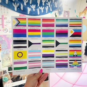 Print | LGBTQ+ Pride Flags | 15&quot;x12&quot; Art Print