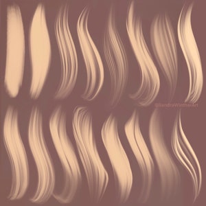 Hair Brushes for Procreate image 2