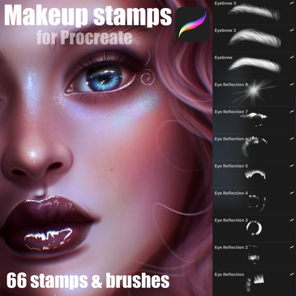 Makeup Stamps for Procreate