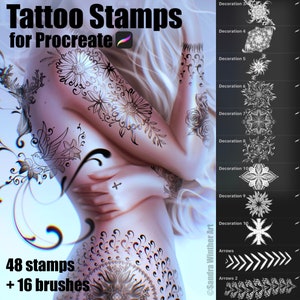 Tattoo Stamps for Procreate