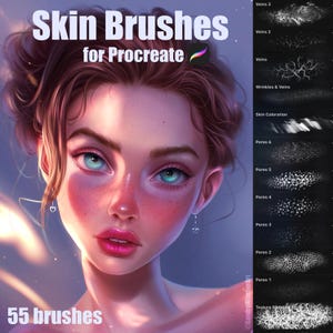 Skin Texture Brushes for Procreate