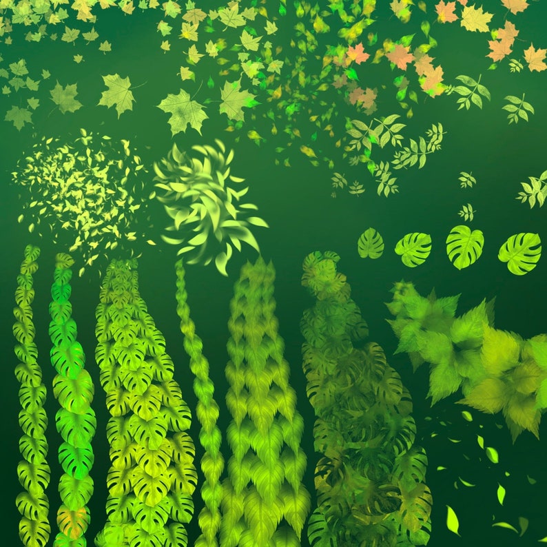 Foliage Brushes for Procreate - Etsy
