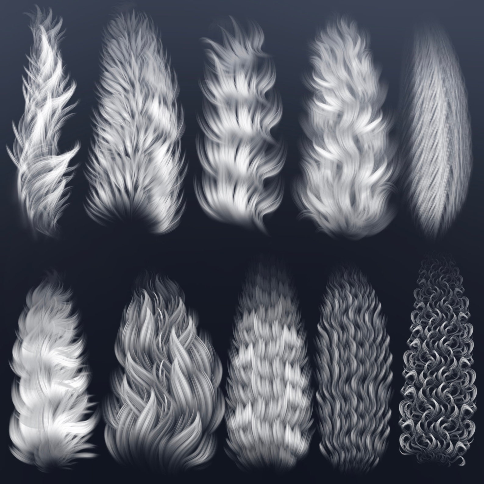 procreate free fur brush