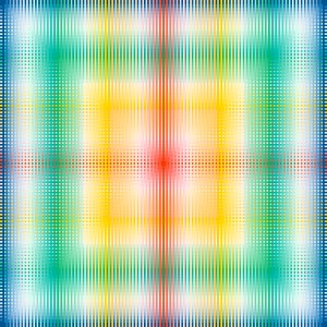 Contemporary Op Art Print, Geometric Hardedge Abstract Modern Design, Vasarely Anuszkiewicz Stanczak Influenced, Artist-Signed Fine Art