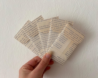 Mini Envelopes - Handmade from Vintage Book Pages