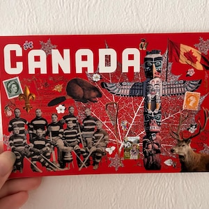 True North Strong and Free! - Ready for Postcrossing - Canadian Postcard - Individual or Set of 5