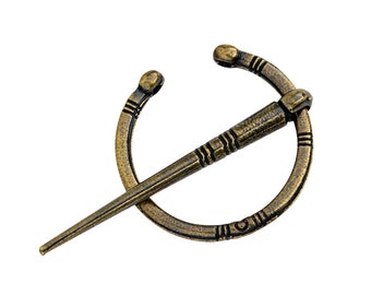 Penannuluar Gold Norse / Viking Brooch