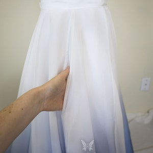 Formal / Bridal Train Skirt With Pockets PDF Pattern image 5