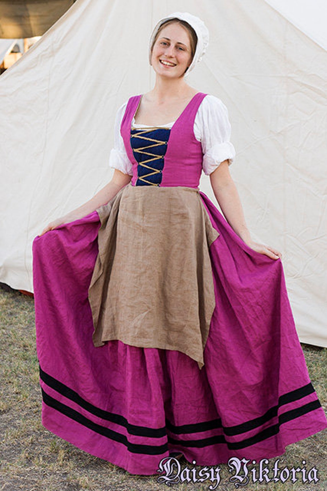 Renaissance Dress Kirtle Gown 16th Century SCA Faire Garb - Etsy