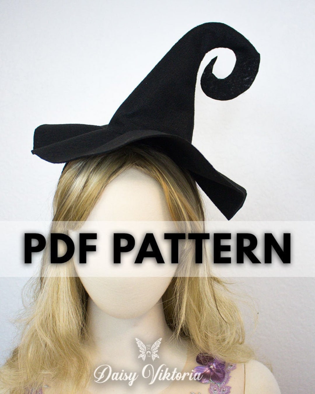 Mini Witch Hat Pattern - Spooky Halloween Costume Tutorial - Etsy