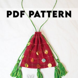 Medieval Purse or Belt Pouch PDF Pattern - 14th & 15th century costume bag