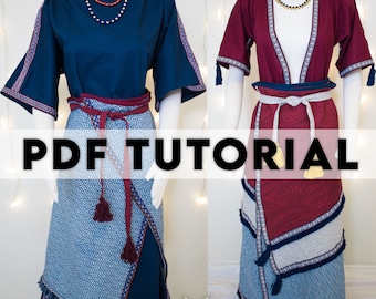 Ancient Minoan / Mycenaean Costume PDF Tutorial (Male + Female)