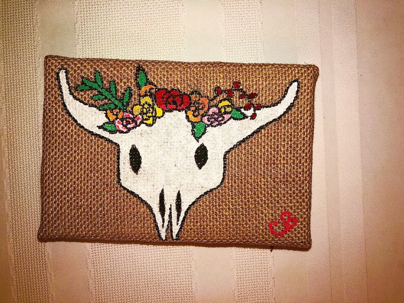 Bull Skull Painting