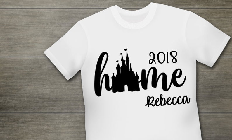 Kids Shirt Disney Castle Home