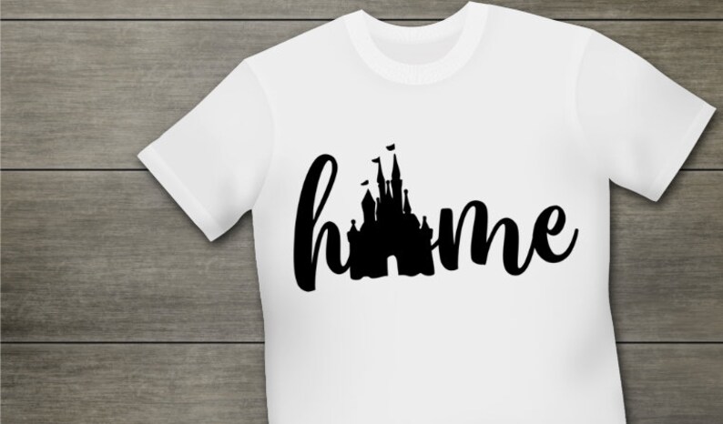 Kids Shirt Disney Castle Home