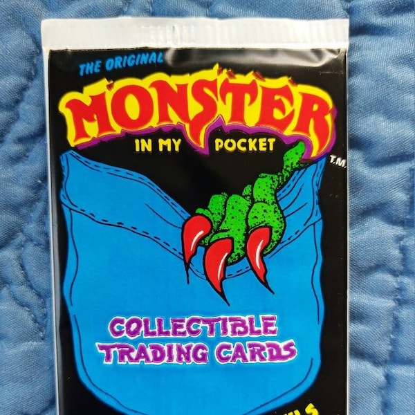 Monster in My Pocket Series 1 Limited Edition Trading Cards - Never Opened