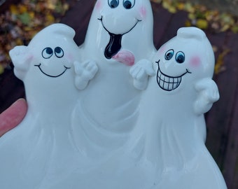 Three Ghost Candy Trinket Soap Dish