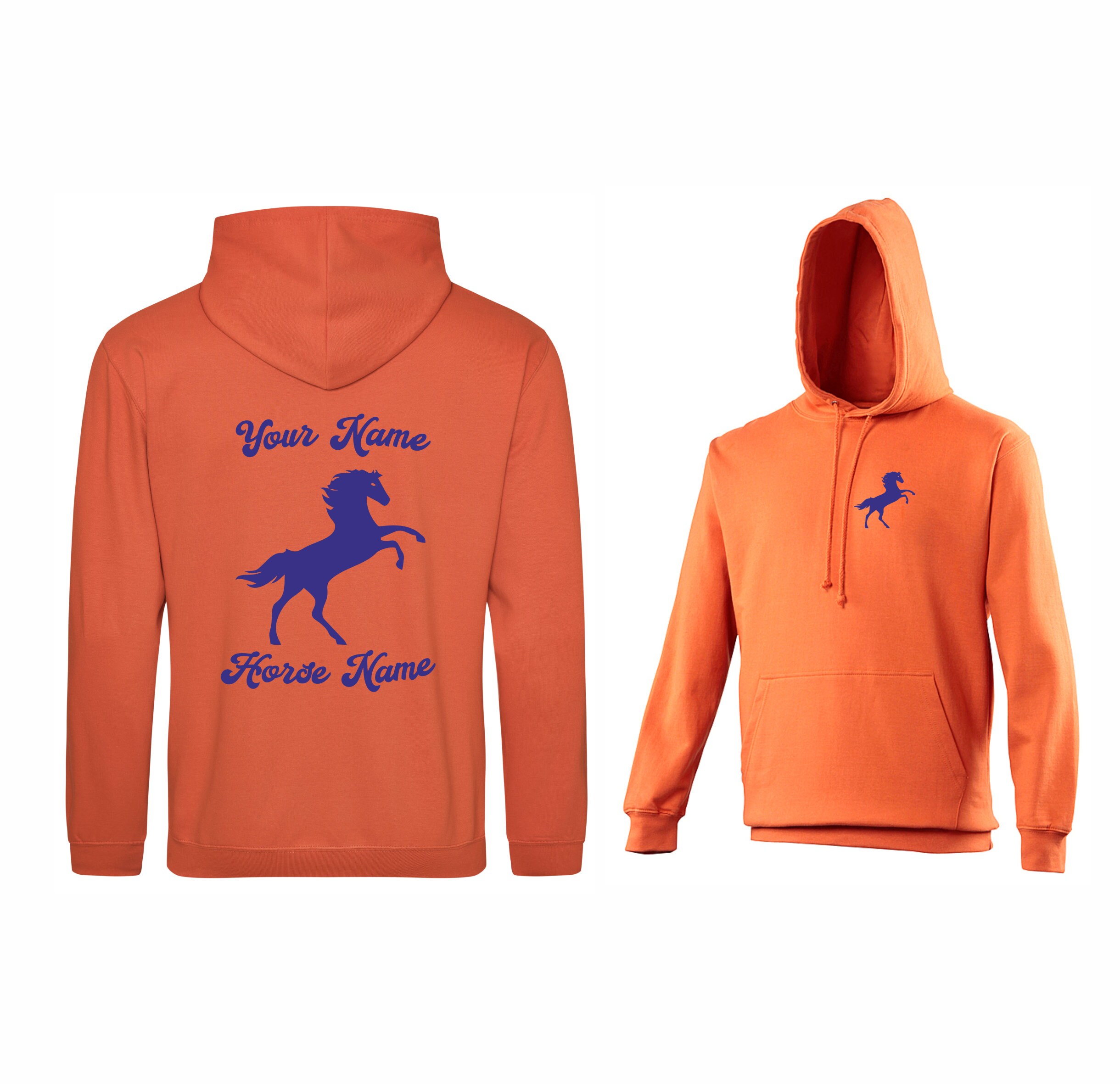 Personalised Horse Hoodie Etsy UK