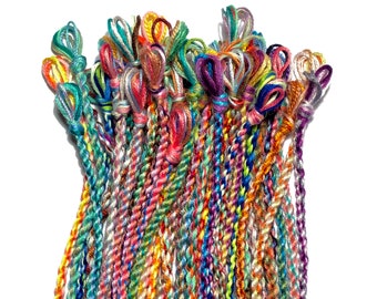Pulseras de la amistad, tobilleras y recuerdos para fiestas, mini pulseras tejidas al por mayor.