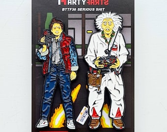 Pin Badge  BTTF030 - Serious Sh1t (2pin set) (+ FREE Stickers)