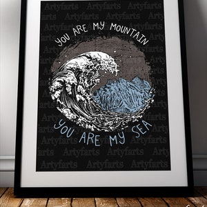 Biffy Clyro - Mountains Illustration