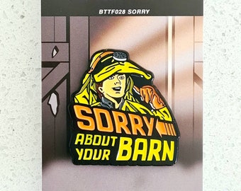 Pin Badge  BTTF028 - Sorry (+ FREE Stickers)