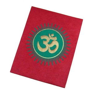 Cartes de voeux Om : lot de 8