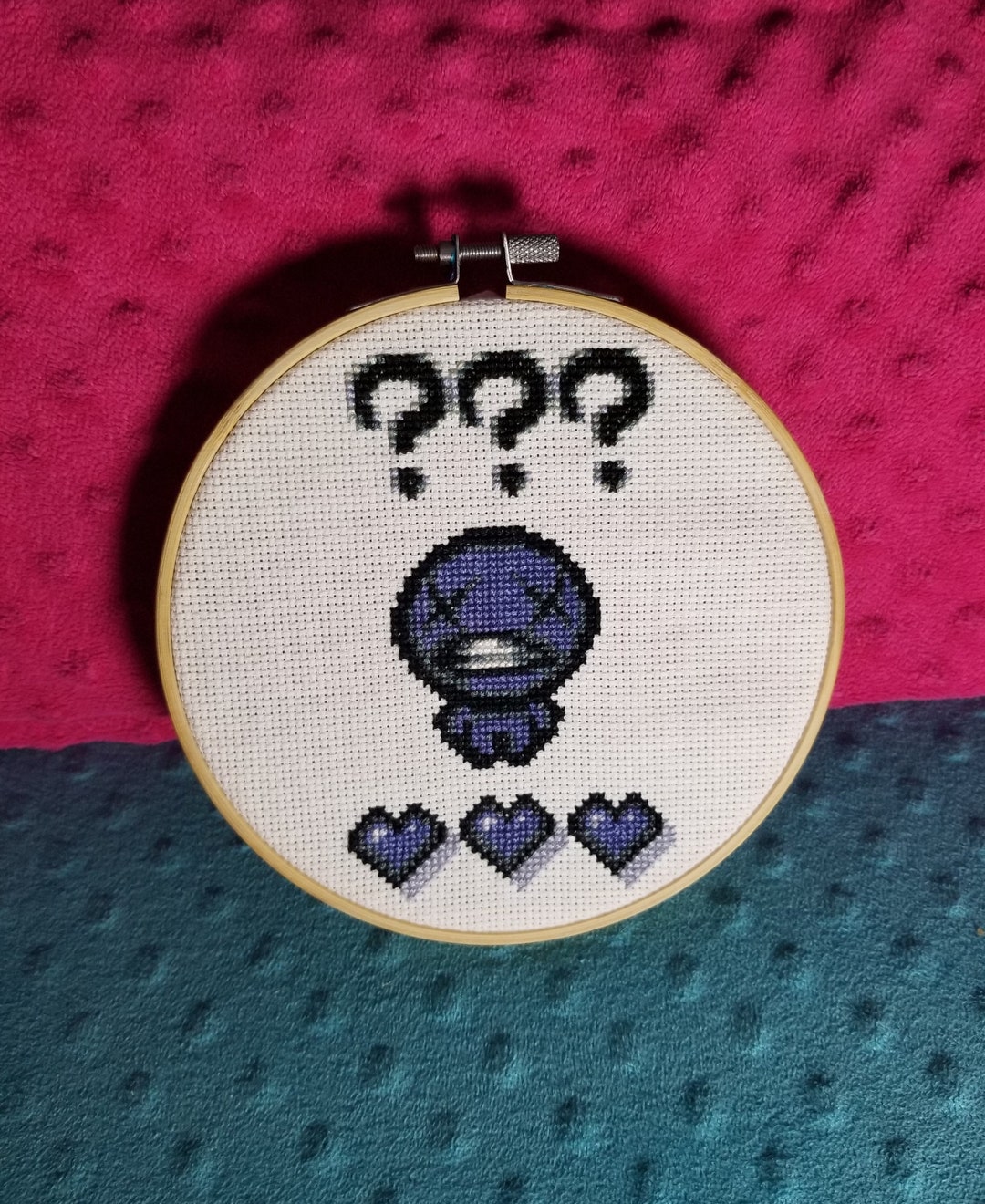Binding of Isaac Cross Stitch Pattern Isaac Character Etsy