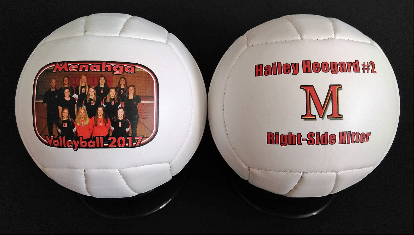 Personalized Mini Volleyballs 6 Etsy