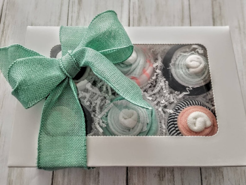 Gender Neutral Baby Cupcake Gift Set