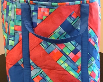 Stained Glass Shopper Tote